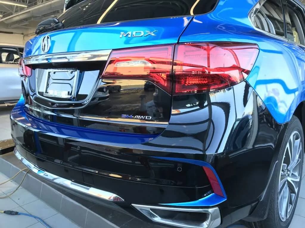 Gloss Blue Fire Acura MDX