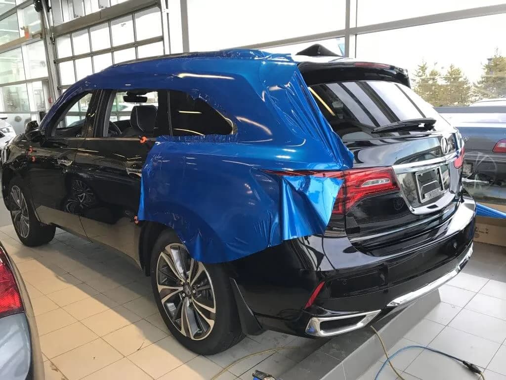 Gloss Blue Fire Acura MDX