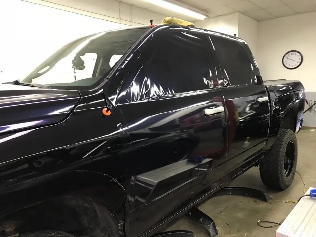 Gloss Midnight Blue Dodge Ram