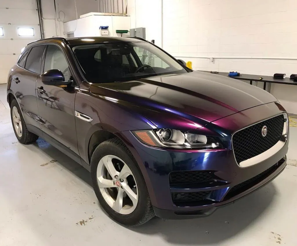Jaguar Car Wrap