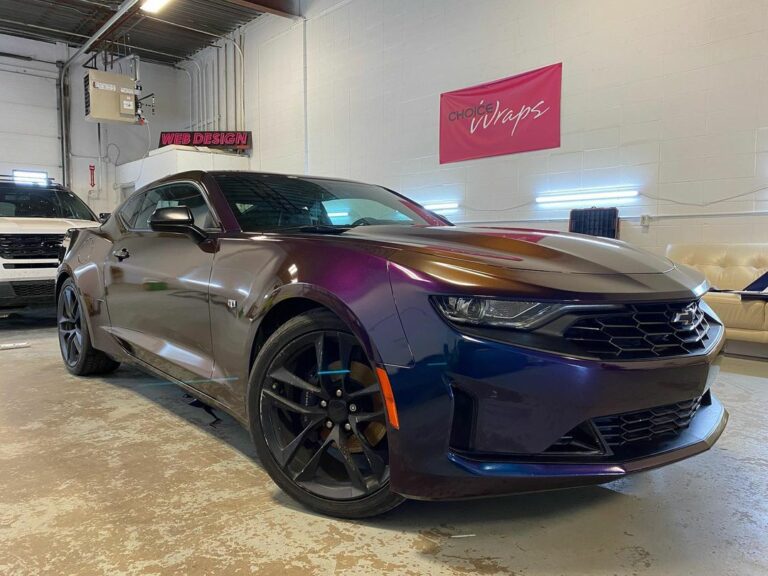 Chevy Camaro with 3M Deep Space Wrap